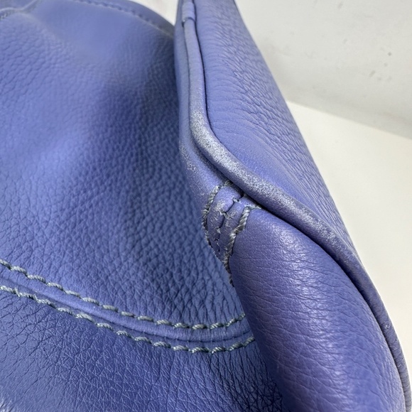 Coach Vintage - Sonoma 2-Handle Bucket Bag 4923, Pebbled - Periwinkle, USA 90s - Picture 13 of 14